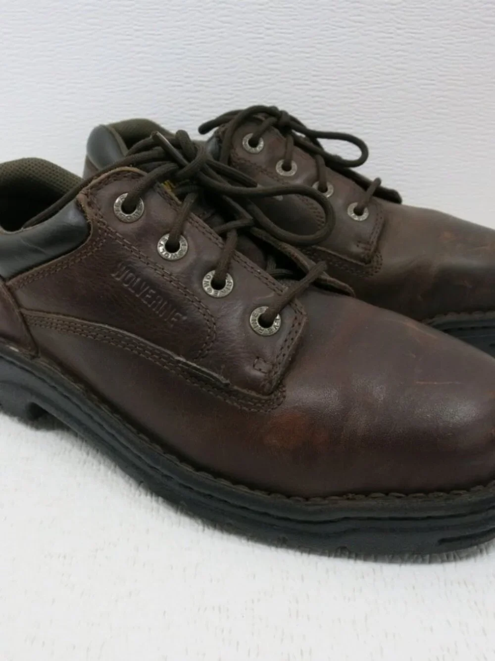 Wolverine Durashocks Leather Steel Toe Oxford Men's Boot 9.5